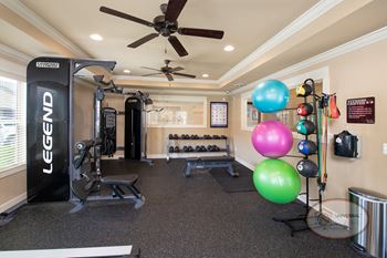 24-Hour club inspired fitness center including cardiovascular and weight equipment